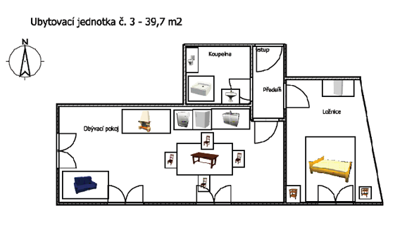 Pension Hetlín Apartmán č. 3